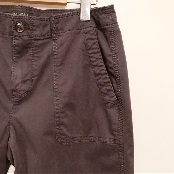 Banana Republic 6P dark grey capri pants - Picture 4 of 8